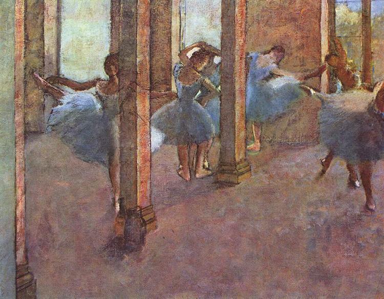 Edgar Degas Tanzerinnen im Foyer Sweden oil painting art